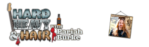 Logo - Hard, Heavy & Hair with Pariah Burke